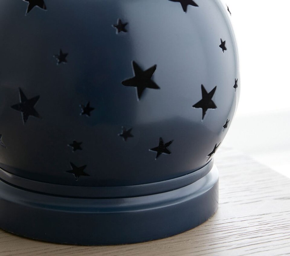 Silver Star Cut Out 3Way Table Lamp Pottery Barn Kids Australia